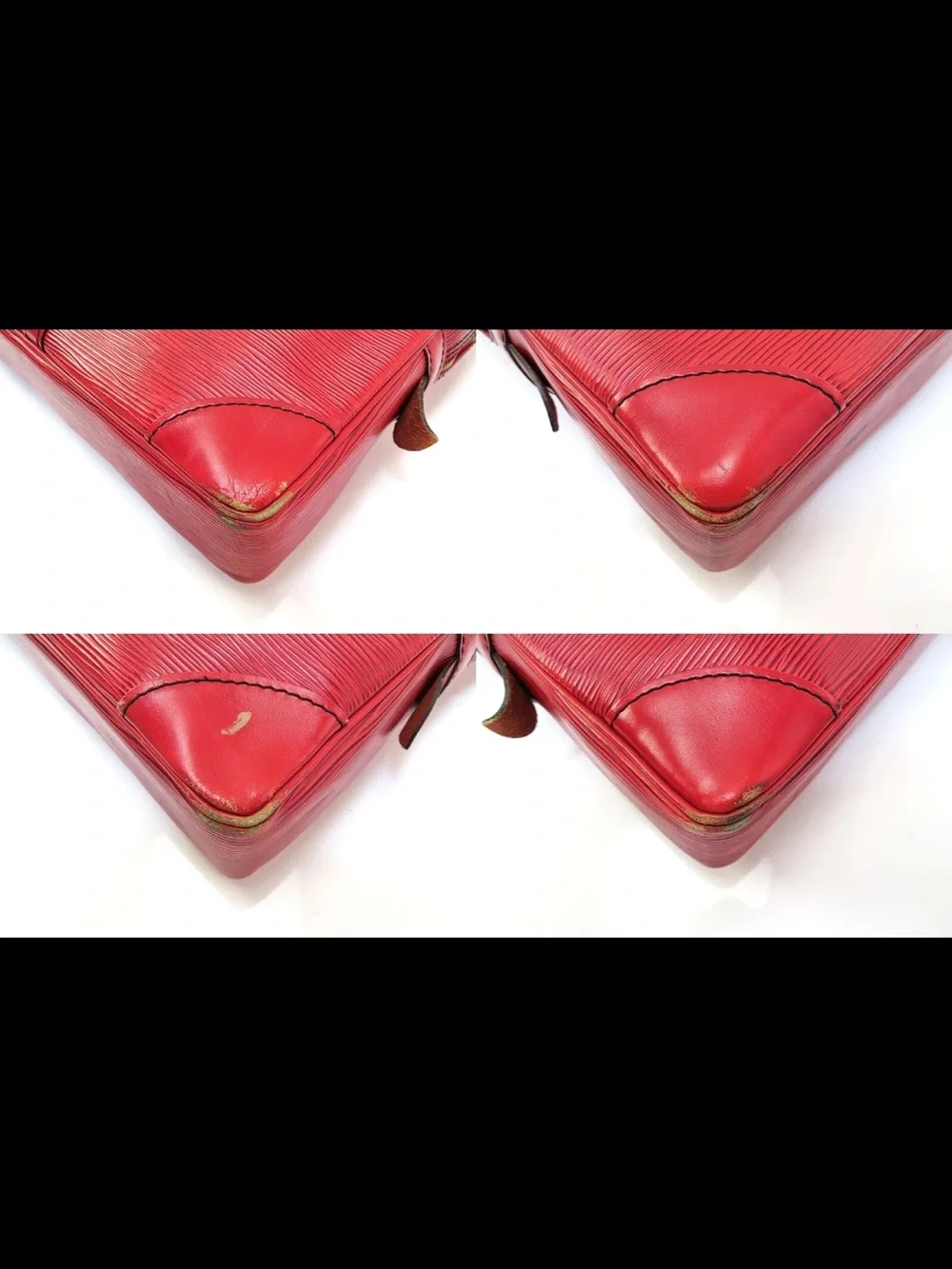 Louis Vuitton Red Epi Leather Business Briefcase